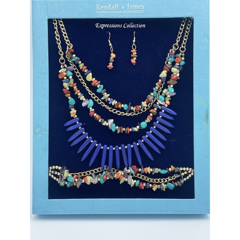 Kendall & James Expressions Collection 3 Piece Tribal Jewelry Set New
